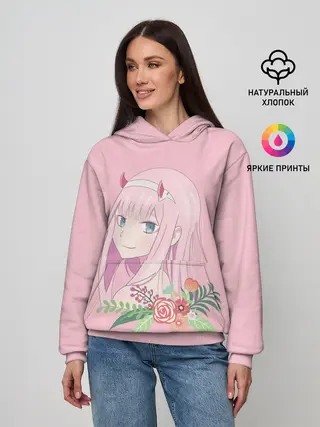 Женское худи / Pink Zero Two