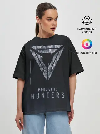 Женская футболка оверсайз / Project | Hunters
