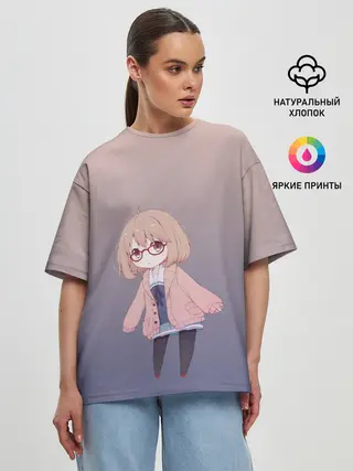 Женская футболка оверсайз / неуклюжая практикантка