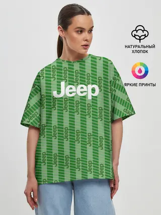 Женская футболка оверсайз / Jeep