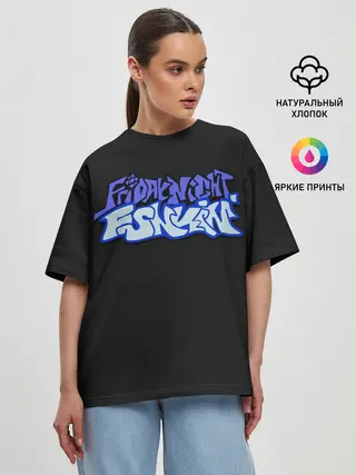 Женская футболка оверсайз / Friday Night Funkin
