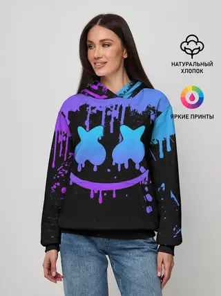 Женское худи / MARSHMELLO