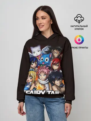 Женское худи / Fairy Tail logo and heroes