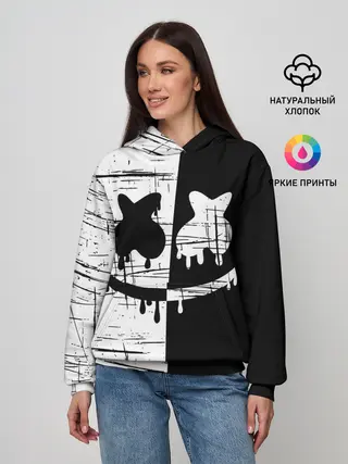 Женское худи / FORTNITE MARSHMELLO.