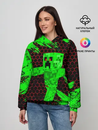 Женское худи / MINECRAFT CREEPER
