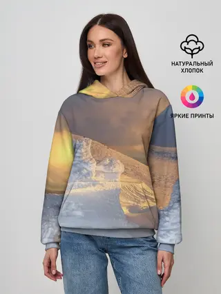 Женское худи / Снежная долина
