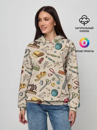 Женское худи / предметы шитья