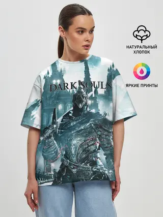 Женская футболка оверсайз / Dark Souls