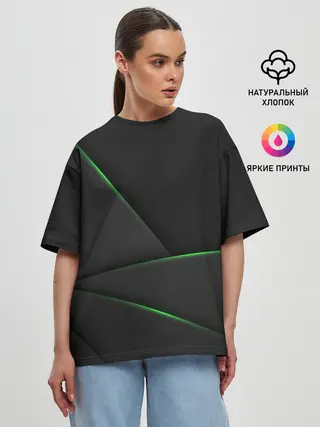 Женская футболка оверсайз / КАРМАН