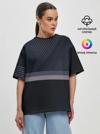 Женская футболка оверсайз / Минимализм
