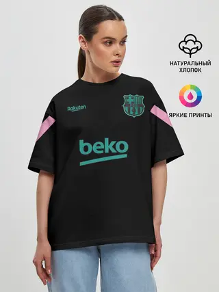 Женская футболка оверсайз / FC Barcelona | Training shirt