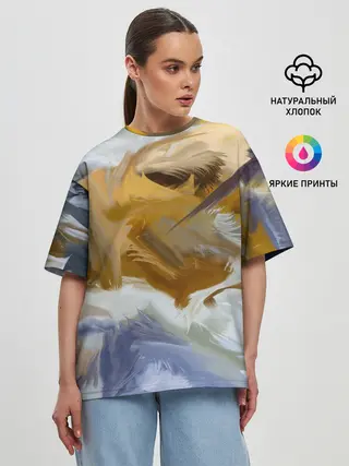 Женская футболка оверсайз / FET