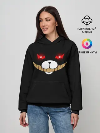 Женское худи / KUROKUMA на черном