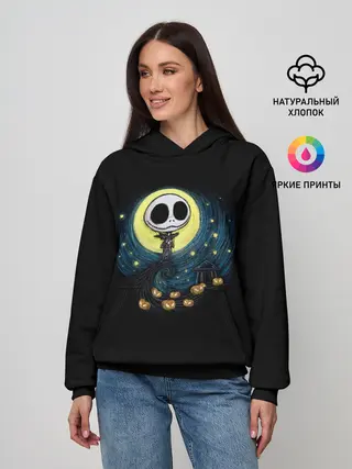 Женское худи / The Nightmare Before Christmas