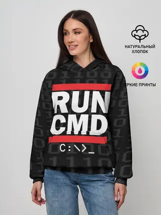 Женское худи / RUN CMD