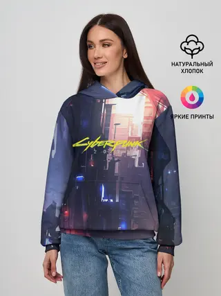 Женское худи / Cyberpunk 2077
