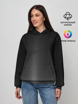 Женское худи / Стальная ткань