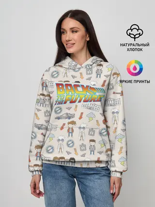 Женское худи / Back to the future_5