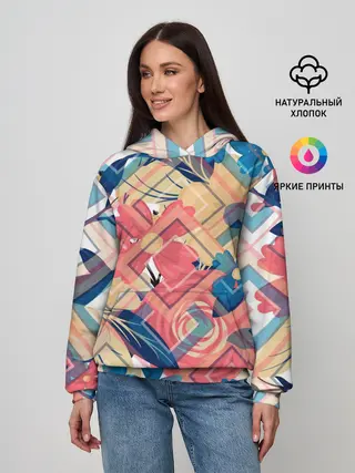 Женское худи / Абстракция