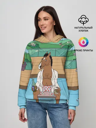 Женское худи / Конь БоДжек