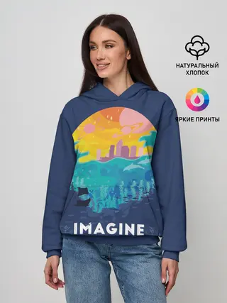 Женское худи / Imagine Dragons