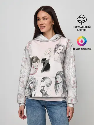 Женское худи / 8 марта