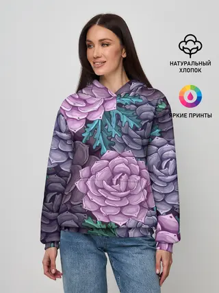 Женское худи / Цветы