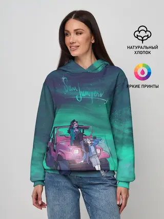Женское худи / ЧЕРНОЕ ЗЕРКАЛО