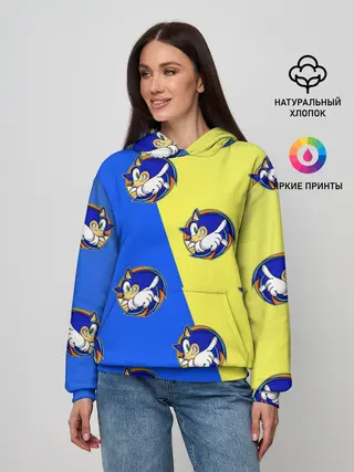 Женское худи / Sonic - Соник