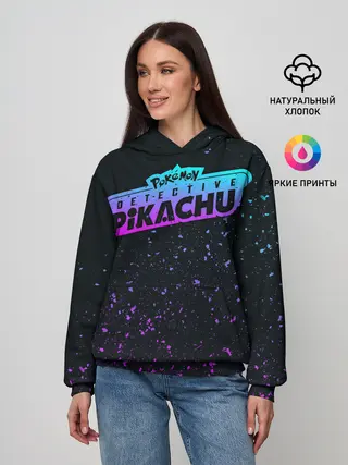 Женское худи / Детектив Пикачу