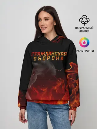 Женское худи / Гражданская оборона