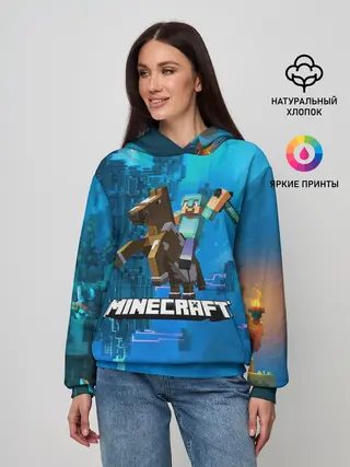 Женское худи / Майнкрафт