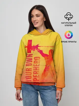 Женское худи / Be your own Superhero