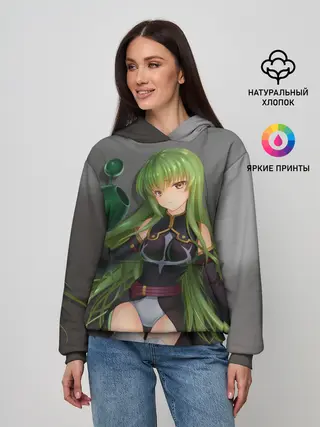 Женское худи / Code Geass art gray