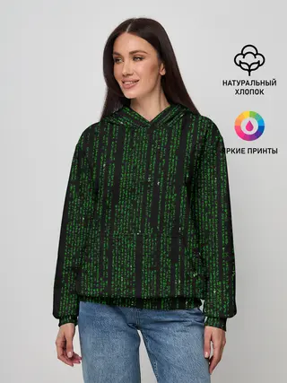 Женское худи / Матрица