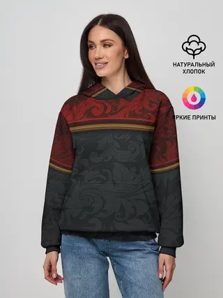 Женское худи / Кружева на карбоне | Lace Carbone