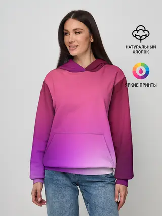 Женское худи / Нежный цвет