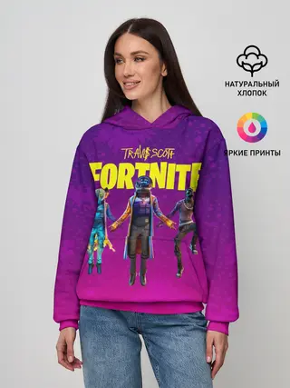 Женское худи / TRAVIS SCOTT+FORTNITE