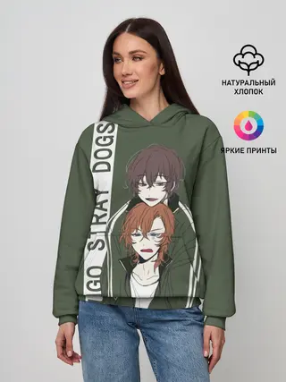 Женское худи / Дазай и Чуя