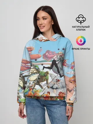 Женское худи / Studio Ghibli