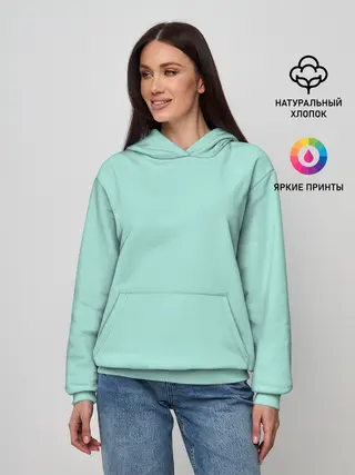 Женское худи / Мятная Маска