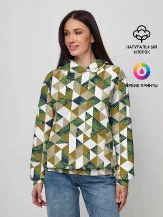 Женское худи / Хипстерские треугольники