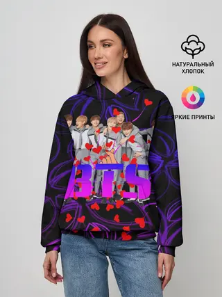 Женское худи / BTS | Бойбенд