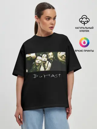 Женская футболка оверсайз / Du hast