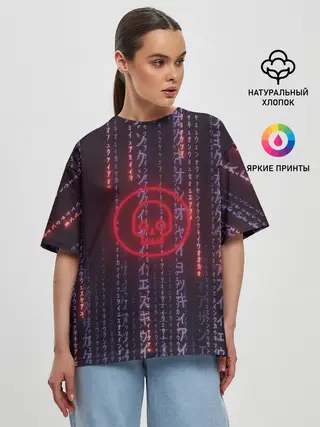 Женская футболка оверсайз / Dead Matrix
