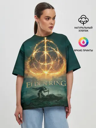 Женская футболка оверсайз / Elden Ring key art