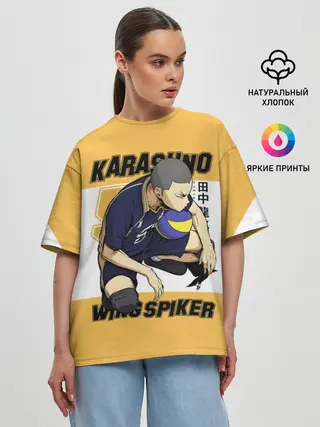 Женская футболка оверсайз / Рюноске Танака | Haikyuu!!