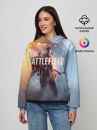 Женское худи / Battlefield 1 | Под дирижаблем