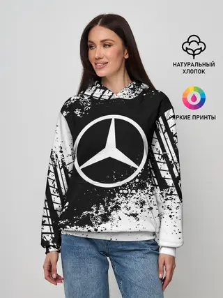 Женское худи / Mercedes abstract sport