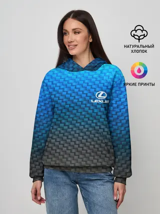 Женское худи / LEXUS COLLECTION CARBON